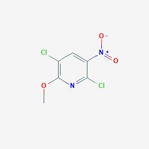 molecular formula C6H4Cl2N2O3 B13704656 2,5-Dichloro-6-methoxy-3-nitropyridine 