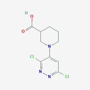 1-(3,6-Dichloro-4-pyridazinyl)piperidine-3-carboxylic acid