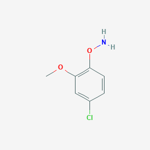 molecular formula C7H8ClNO2 B13704681 O-(4-Chloro-2-methoxyphenyl)hydroxylamine 