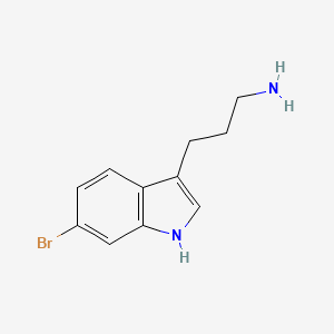 3-(6-Bromo-3-indolyl)-1-propanamine