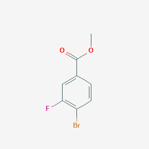 molecular formula C8H6BrFO2 B1370478 Methyl 4-bromo-3-fluorobenzoate CAS No. 849758-12-9