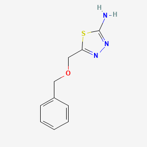 2-Amino-5-[(benzyloxy)methyl]-1,3,4-thiadiazole