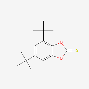 molecular formula C15H20O2S B13704794 4,6-Di-tert-butylbenzo[d][1,3]dioxole-2-thione 