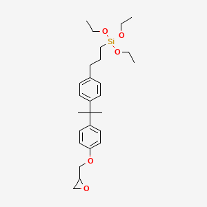 molecular formula C27H40O5Si B13704815 Triethoxy(3-(4-(2-(4-(oxiran-2-ylmethoxy)phenyl)propan-2-yl)phenyl)propyl)silane 