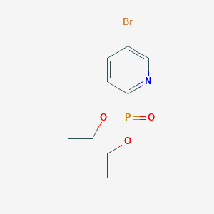 molecular formula C9H13BrNO3P B13704849 Diethyl 5-bromopyridin-2-ylphosphonate CAS No. 344891-78-7