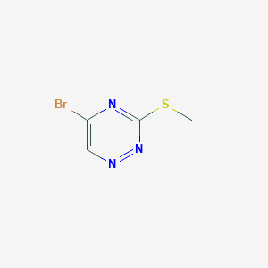 5-Bromo-3-(methylthio)-1,2,4-triazine