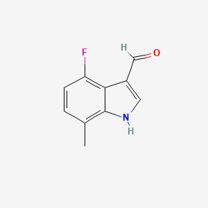 4-Fluoro-7-methylindole-3-carbaldehyde