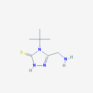 5-(Aminomethyl)-4-(tert-butyl)-4H-1,2,4-triazole-3-thiol