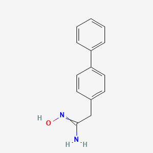 N'-hydroxy-2-(4-phenylphenyl)ethanimidamide