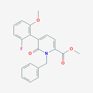 molecular formula C21H18FNO4 B13704938 Methyl 1-Benzyl-5-(2-fluoro-6-methoxyphenyl)-6-oxo-1,6-dihydropyridine-2-carboxylate 