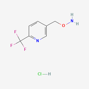 O-[[6-(Trifluoromethyl)-3-pyridyl]methyl]hydroxylamine Hydrochloride