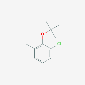 molecular formula C11H15ClO B13705050 2-(tert-Butoxy)-3-chlorotoluene 