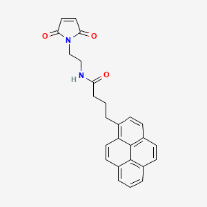 molecular formula C26H22N2O3 B13705089 Pyrene maleimide 