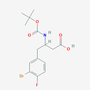 3-(Boc-amino)-4-(3-bromo-4-fluorophenyl)butyric Acid