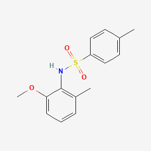 molecular formula C15H17NO3S B13705152 N-(2-Methoxy-6-methylphenyl)-4-methylbenzenesulfonamide 