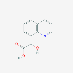 molecular formula C11H9NO3 B13705194 2-Hydroxy-2-(8-quinolyl)acetic Acid 