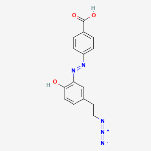 (E)-4-[[5-(2-Azidoethyl)-2-hydroxyphenyl]diazenyl]benzoic Acid