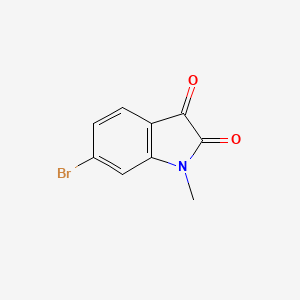 molecular formula C9H6BrNO2 B1370527 6-Bromo-1-methylindoline-2,3-dione CAS No. 667463-64-1