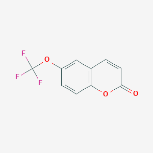 molecular formula C10H5F3O3 B13705273 6-(Trifluoromethoxy)-2H-chromen-2-one 