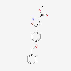 Methyl 5-[4-(Benzyloxy)phenyl]isoxazole-3-carboxylate