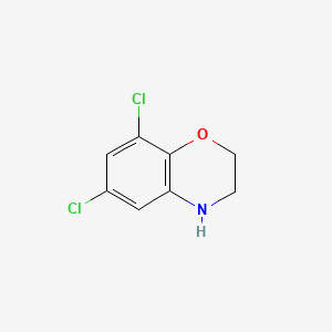 molecular formula C8H7Cl2NO B13705323 6,8-dichloro-3,4-dihydro-2H-1,4-benzoxazine 