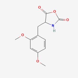 molecular formula C12H13NO5 B13705326 4-(2,4-Dimethoxybenzyl)oxazolidine-2,5-dione 