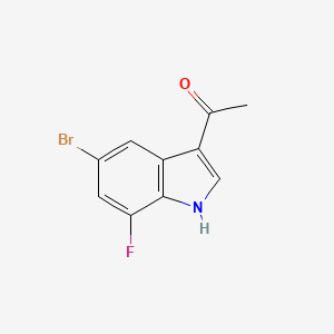 3-Acetyl-5-bromo-7-fluoroindole