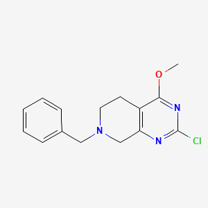 7-Benzyl-2-chloro-4-methoxy-5,6,7,8-tetrahydropyrido[3,4-d]pyrimidine