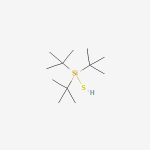 molecular formula C12H28SSi B13705379 Tri-tert-butylsilanethiol CAS No. 155645-40-2