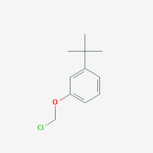 molecular formula C11H15ClO B13705393 1-(tert-Butyl)-3-(chloromethoxy)benzene 