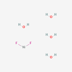 molecular formula F2H8NiO4 B1370540 Nickel(II) fluoride tetrahydrate 