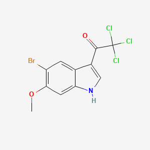 1-(5-Bromo-6-methoxy-3-indolyl)-2,2,2-trichloroethanone