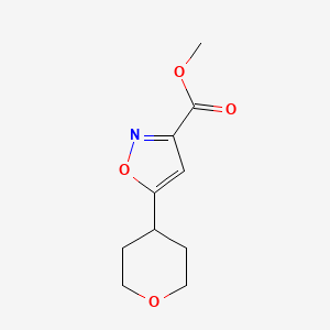 Methyl 5-(4-Tetrahydropyranyl)isoxazole-3-carboxylate