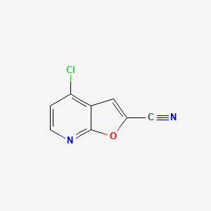 4-Chlorofuro[2,3-b]pyridine-2-carbonitrile