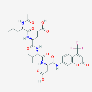 molecular formula C32H40F3N5O11 B1370547 Ac-Leu-Glu-Val-Asp-AFC CAS No. 1092077-23-0