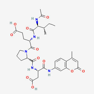 molecular formula C32H41N5O11 B1370548 Ac-Ile-Glu-Pro-Asp-AMC CAS No. 216757-33-4