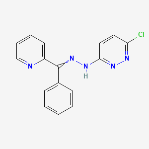 3-Chloro-6-[2-[phenyl(2-pyridyl)methylene]hydrazino]pyridazine