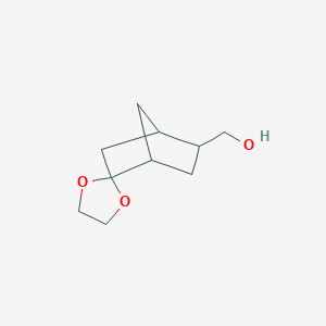 molecular formula C10H16O3 B13705505 Spiro[bicyclo[2.2.1]heptane-2,2'-[1,3]dioxolane]-5-methanol 