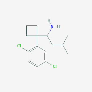 1-[1-(2,5-Dichlorophenyl)cyclobutyl]-3-methyl-1-butylamine