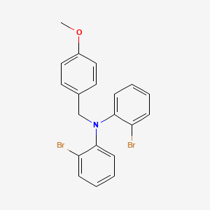 molecular formula C20H17Br2NO B13705531 2-Bromo-N-(2-bromophenyl)-N-(4-methoxybenzyl)aniline 