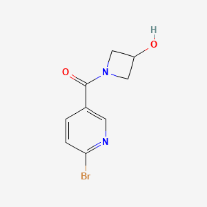 (6-Bromo-3-pyridyl)(3-hydroxy-1-azetidinyl)methanone