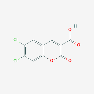 6,7-Dichloro-2-oxo-2H-chromene-3-carboxylic Acid