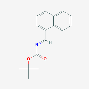 molecular formula C16H17NO2 B1370558 Tert-butyl (naphthalen-1-ylmethylene)carbamate CAS No. 479423-44-4