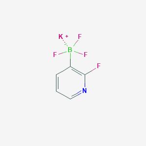 molecular formula C5H3BF4KN B1370563 Potassium 2-fluoropyridine-3-yltrifluoroborate CAS No. 1111732-91-2
