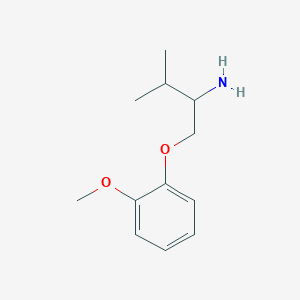 molecular formula C12H19NO2 B13705650 1-(2-Methoxyphenoxy)-3-methyl-2-butanamine 