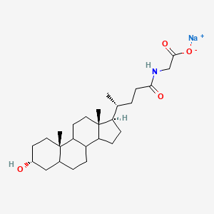 molecular formula C26H42NNaO4 B13705654 Sodium glycolithocholate 