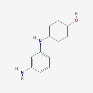 4-[(3-Aminophenyl)amino]cyclohexanol