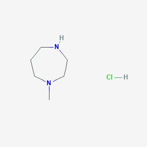 molecular formula C6H15ClN2 B13705684 N-Methylhomopiperazine HCl CAS No. 1046832-15-8