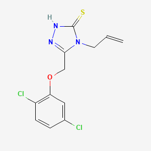 molecular formula C12H11Cl2N3OS B1370570 4-allyl-5-[(2,5-dichlorophenoxy)methyl]-4H-1,2,4-triazole-3-thiol CAS No. 862653-13-2