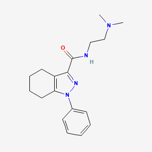 N-(2-(Dimethylamino)ethyl)-1-phenyl-4,5,6,7-tetrahydro-1H-indazole-3-carboxamide